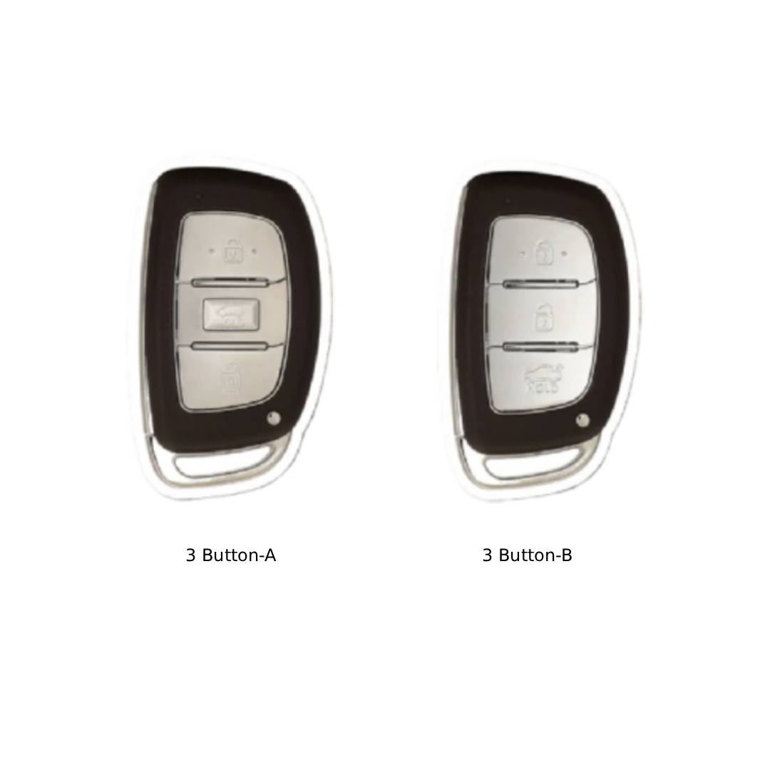 Hyundai Elantra IX25 Festa IX35 Verna Leather Car Key Cover 3 Button