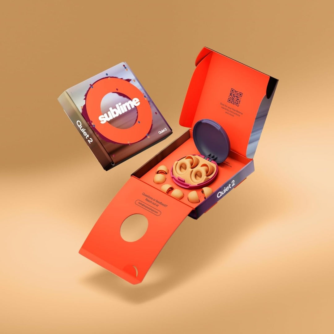 Ear Plugs – Ultra-Comfy Reusable 24dB (SNR) Noise-Reducing Earplugs for Sleep, Deep Focus, Travel, Noise Sensitivity, Flexible Hearing Protection, Customizable Fit