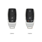 Étui de clé de voiture en cuir Mercedes-Benz 3 ou 4 boutons