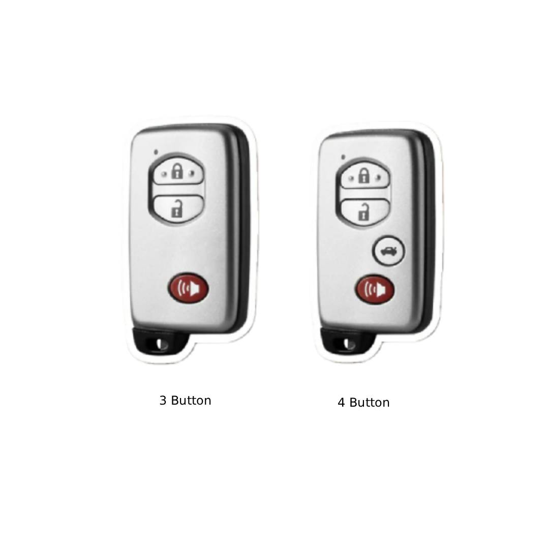 Toyota Camry Highlander Crown Leather Car Key Cover 3,4 Button