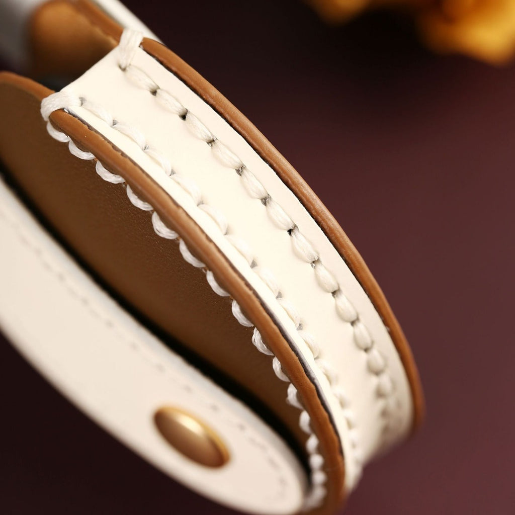 Carsine Mercedes Benz SMART Leather Car Key Cover Black