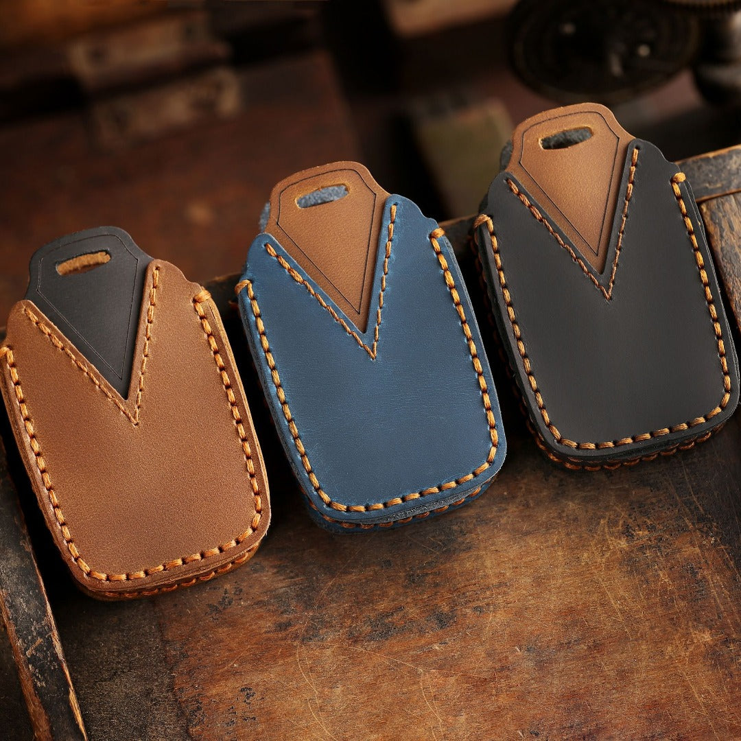 Land Rover Jaguar Leder-Autoschlüsselhülle