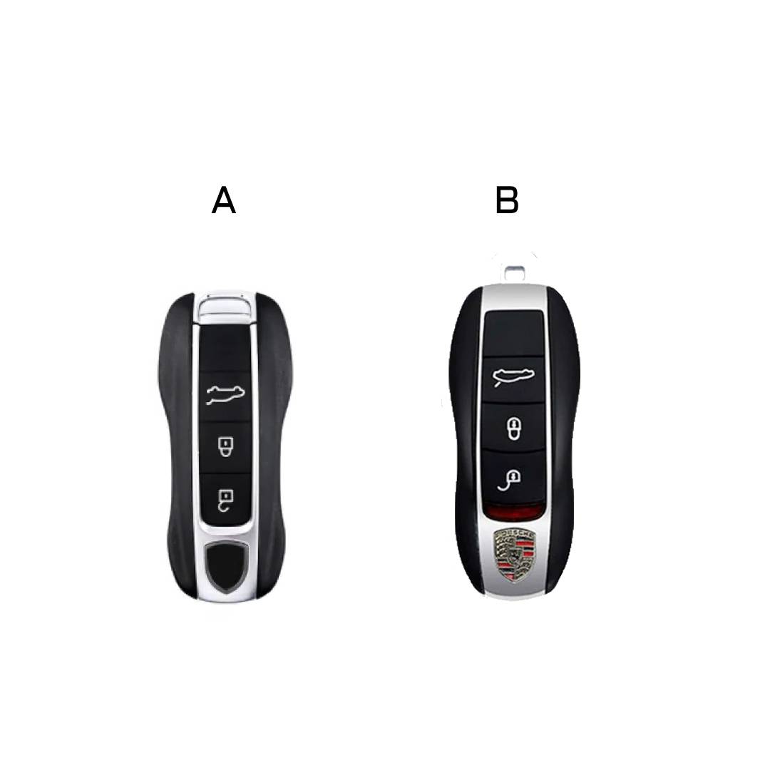 Porsche-Schlüsselhülle | Echtes Leder, wasserdicht | Passend für alle Modelle