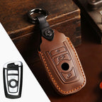 Étui de clé de voiture en cuir BMW 2 ou 3 boutons