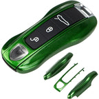 Porsche Key Shell Replacement 3-Piece Painted Key Fob Cover Shell