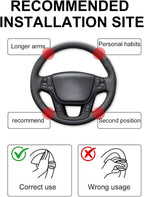 Steering Wheel Knob, Car Steering Wheel Grip Aid, Ball Handle Power Assister Knob Universal Car Wheel Spinner for Cars, Semi Truck, Forklifts, Tractors, Boat, and Golf Cart
