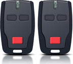 3 PCS BFT Mitto B2 Garage Remote - 433.92MHz 2-Channel Fob for Electric Gates
