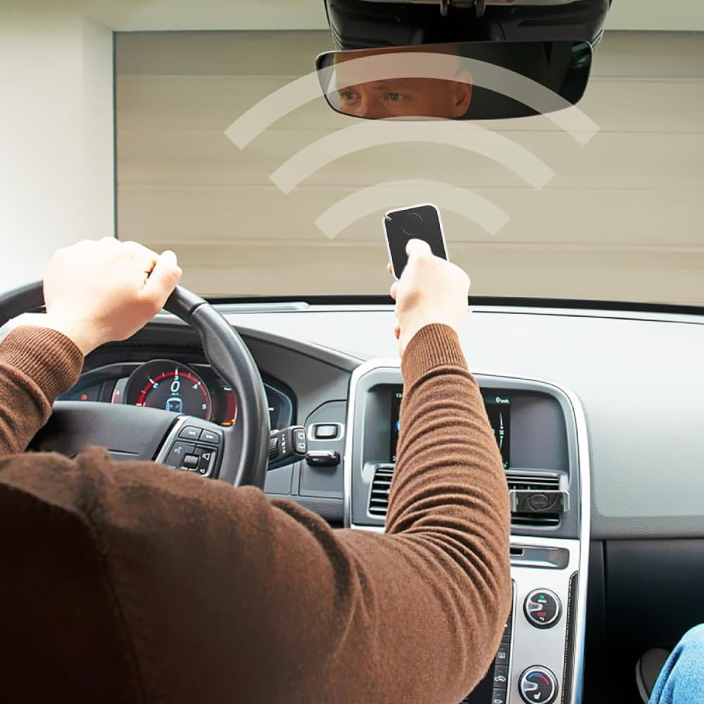 Garage Door Opener Hand Transmitter, FL02RE Compatible Nice Era ON2 ON4 ON2 ON4E FLO2, 2 Channel, 433.92 MHz