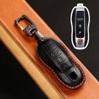 Porsche Key Fob Cover | Genuine Leather, Waterproof Design | Fits All Models