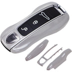 Porsche Key Shell Replacement 3-Piece Painted Key Fob Cover Shell
