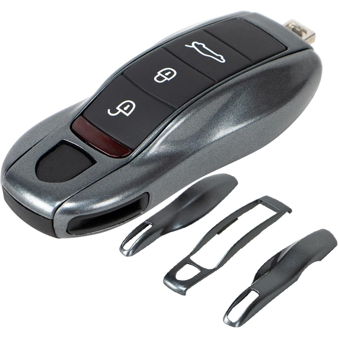 Porsche Key Shell Replacement 3-Piece Painted Key Fob Cover Shell