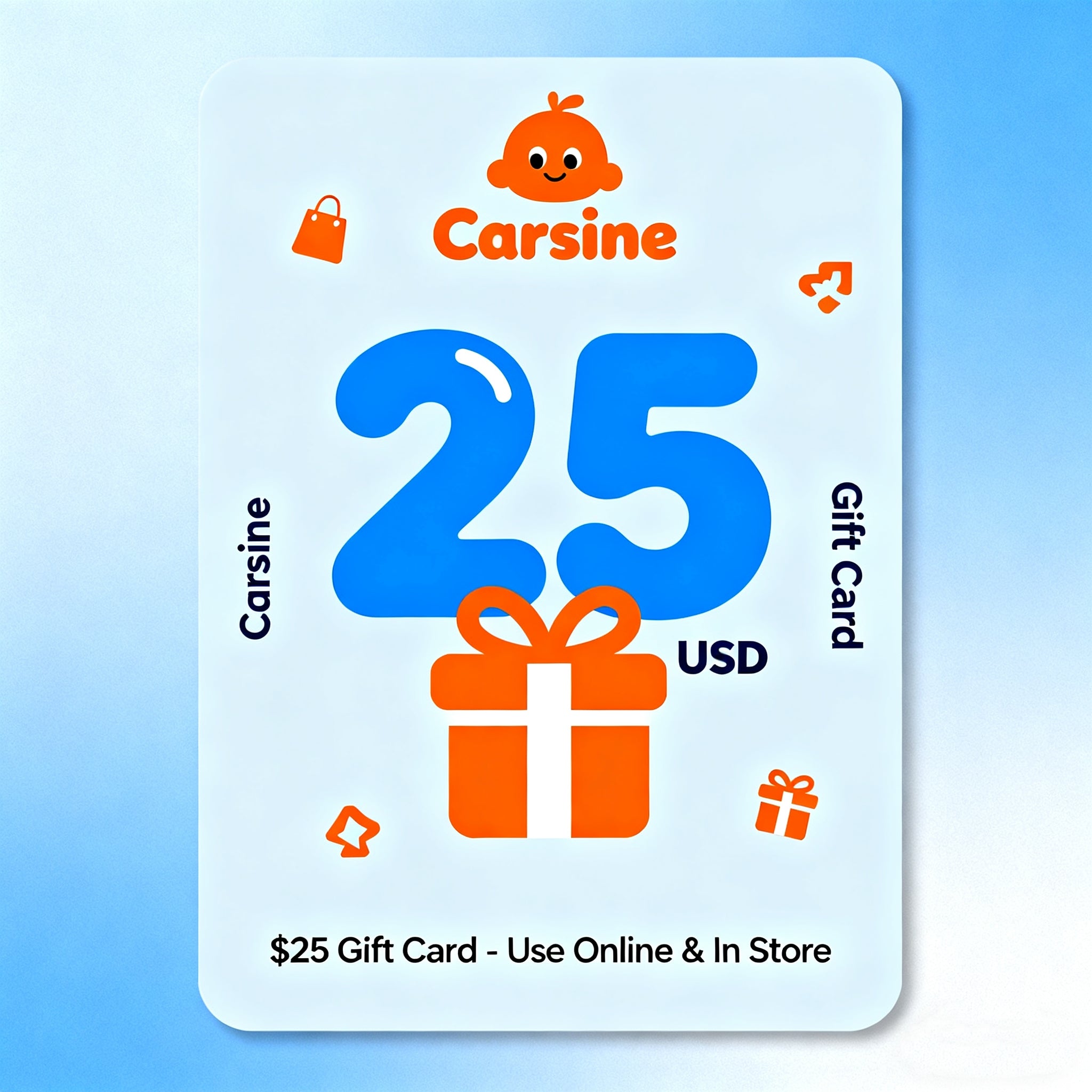 Carsine Carsine Gift Cards $25.00