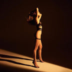 Sexy Push-up-Dessous-Set aus Mesh, vierteilig, bestehend aus G-String und Tanga