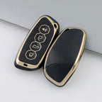 Carsine GWM Car Key Case Golden Edge Black / Key case