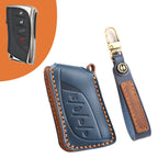 Étui en cuir pour clé de voiture Lexus ES200 RX/ES300 NX200 LM350h LM500 (3, 4, 5 boutons)