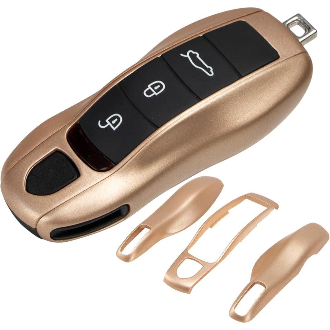 Porsche Key Shell Replacement 3-Piece Painted Key Fob Cover Shell