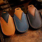 Mercedes-Benz Leder-Autoschlüsselhülle mit 3 Tasten