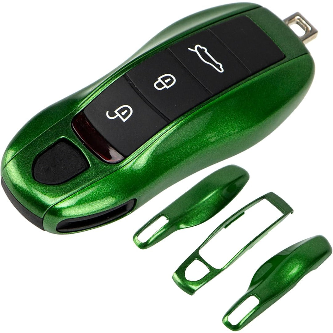 Porsche Key Shell Replacement 3-Piece Painted Key Fob Cover Shell