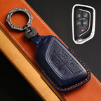 Cadillac Leather Key Cover - Premium Protector for All Models