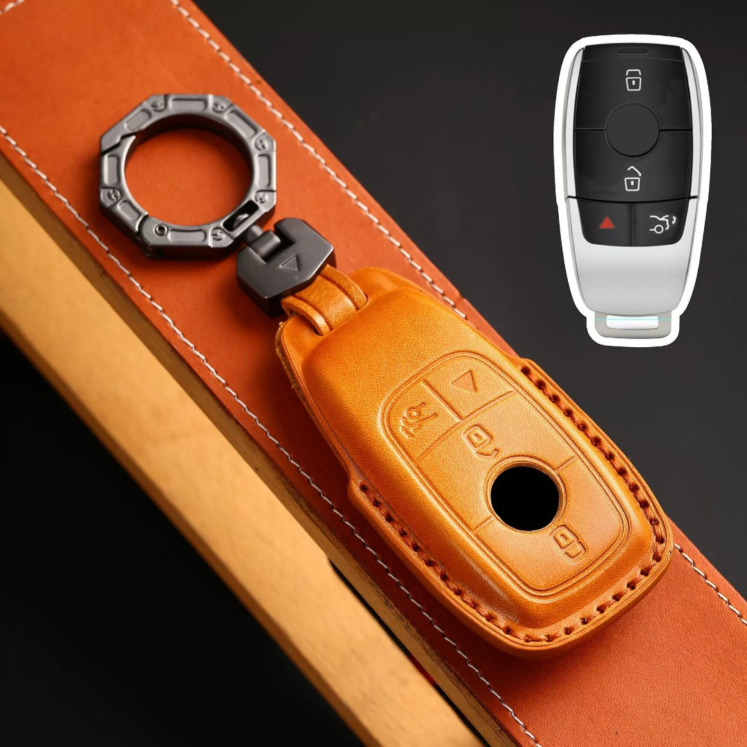 Luxury Mercedes-Benz/Maybach Leather Key Cover | Premium Protection for All Models