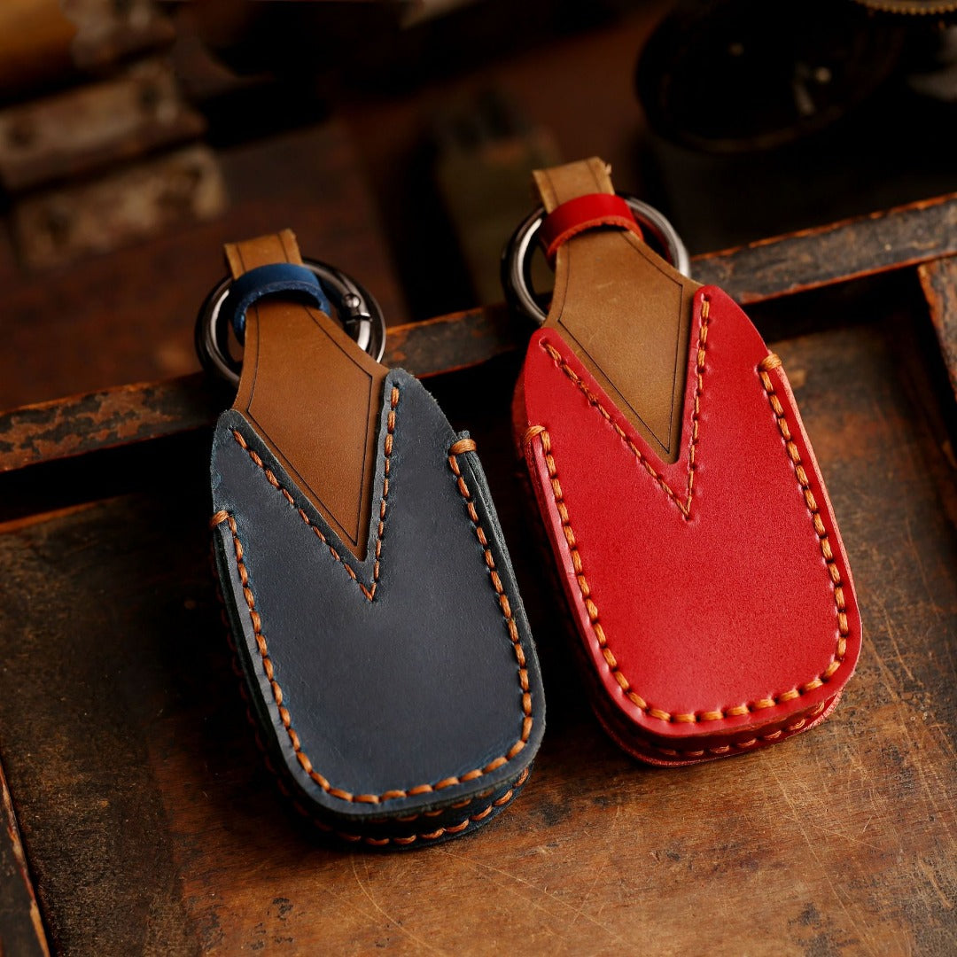 Subaru Leder-Autoschlüsselhülle mit 3 und 4 Tasten