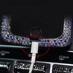 Carsine Rhinestone Car Phone Holder U-shaped