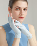 Carsine women's summer sun protection and UV protection gloves Grey